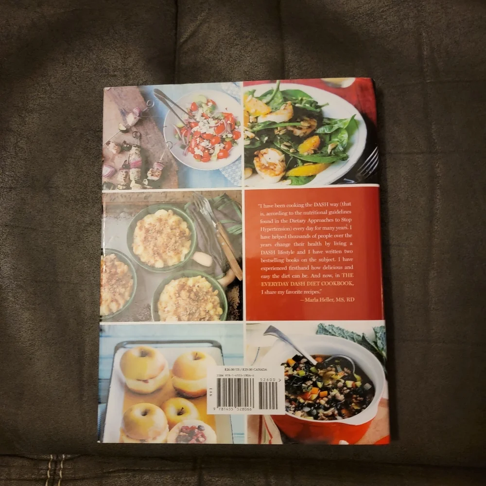 The Everyday DASH Diet Cookbook by Marla Heller, MS. RD ‎ Hardbook